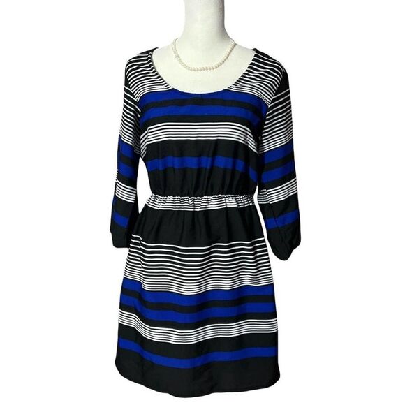 Dots Women's Dress - Knee-length• Sz Small • Blue & White - Picture 1 of 10